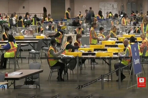 ببینید |  فوری؛ شروع شمارش زنده آرا در فیلادلفیا به صورت زنده