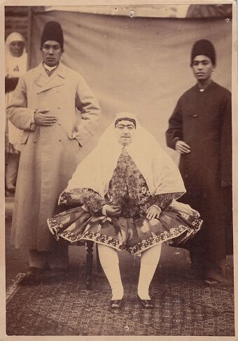 گوهر خیراندیش، در نقش همسر ناصرالدین‌شاه در سریال «آهوی من مارال»/ عکس