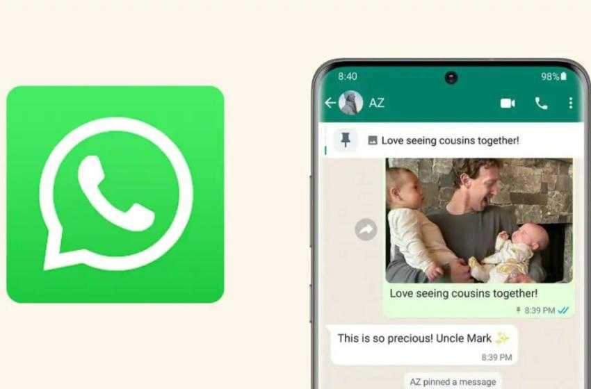 قابلیت جدید واتس‌اپ: پین‌کردن حداکثر ۳ پیام در چت‌ها