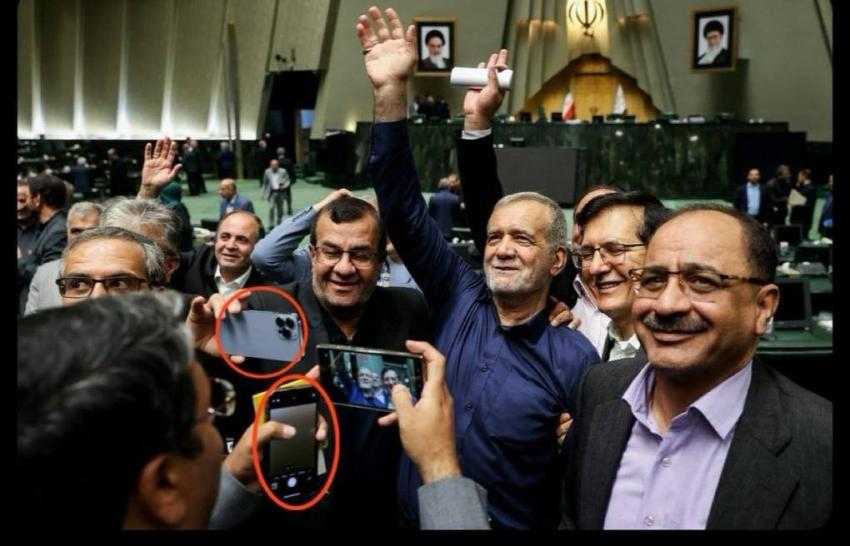 آیفون به دستان در کف مجلس / فقط برای مردم بد است؟