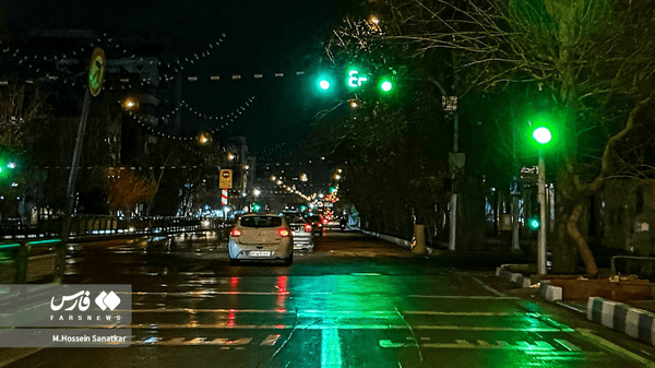 وضعیت خیابان‌های پایتخت در شامگاه چهارشنبه ۲۴ دی ماه