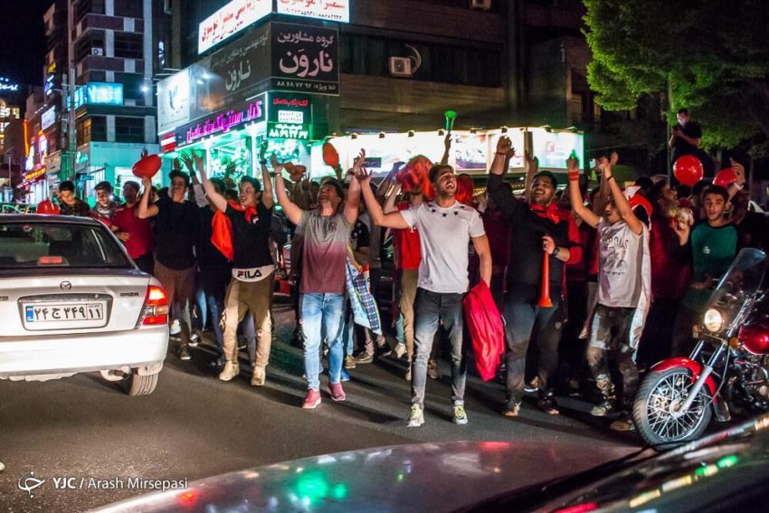 شادمانی مردم ایران در پی صعود مقتدرانه پرسپولیسی ها