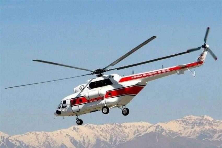 اعزام پهپادها و تیم‌های امدادی هلال احمر به محل حادثه برای بالگرد کاروان همراه رئیسی