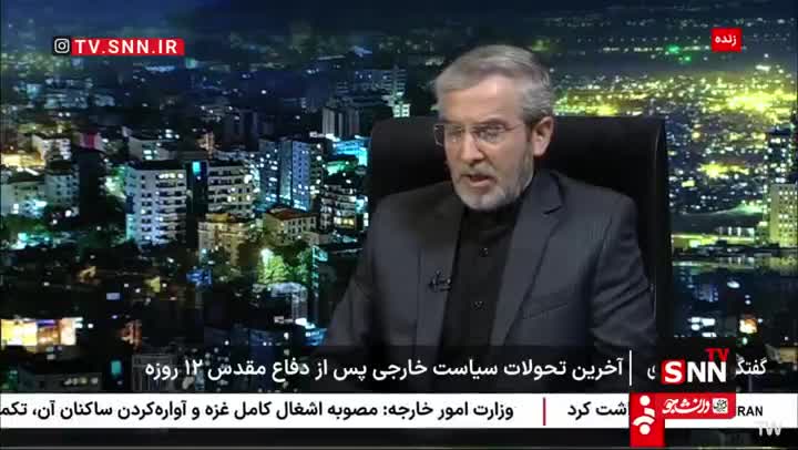 باقری کنی روی آنتن تلویزیون : جمهوری اسلامی براحتی از موضوع زنگزور نمی‌گذرد